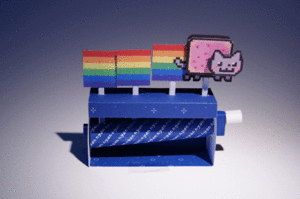 Nyan cat machine.gif